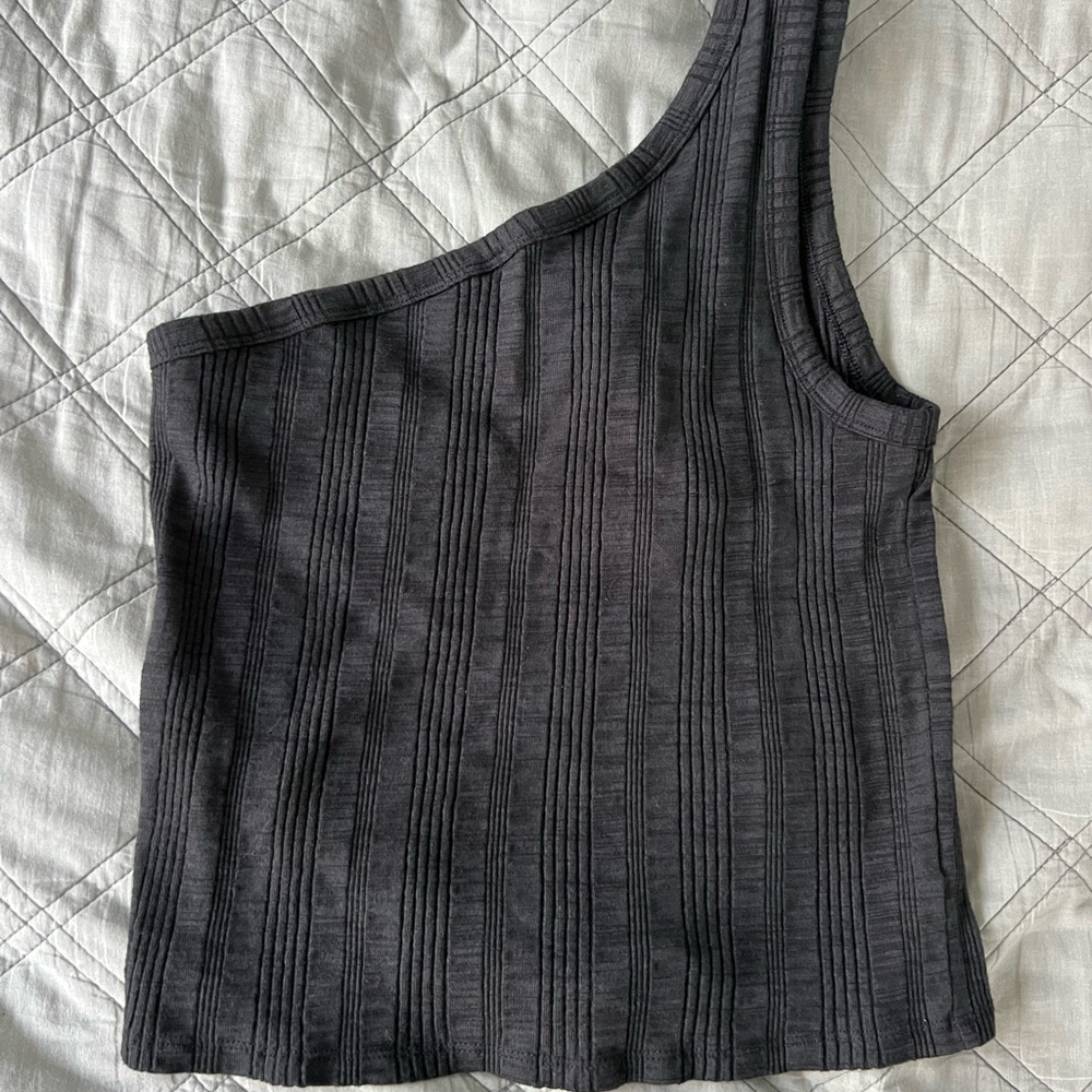 one shoulder american eagle tank